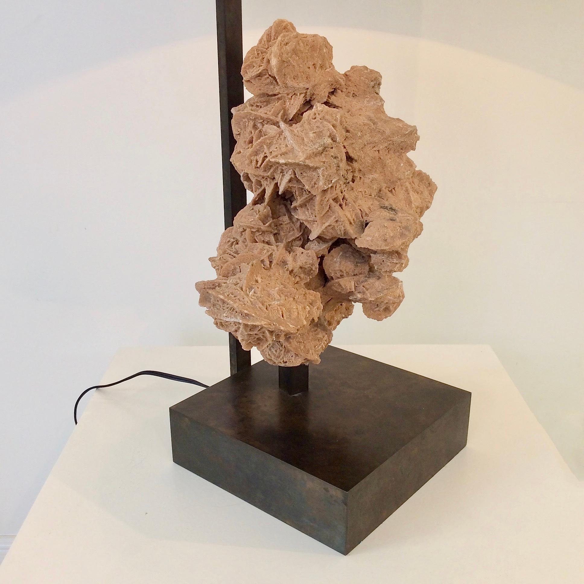 Desert Rose Table Lamp, circa 1970, Belgium In Good Condition For Sale In Brussels, BE