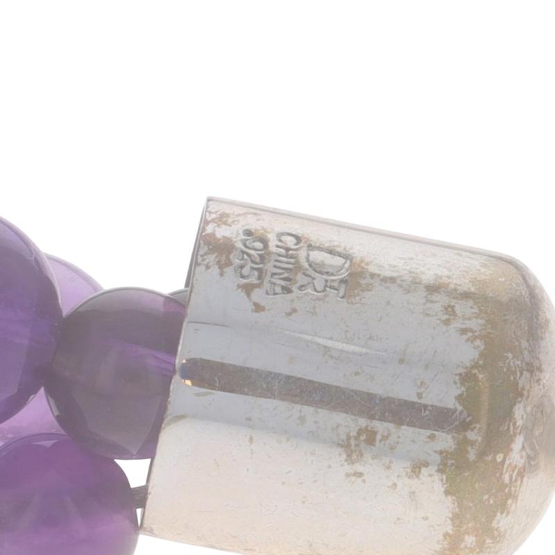 Donna Desert Rose Trading Co. Collana multifilo con perline di ametista da 18