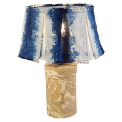 Desert Waves Lamp by Nani Goods Contemporary Ceramic Marbled Table Lamp