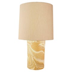 Desert Waves Lampe von Nani Goods Contemporary Ceramic Nerikomi Tischlampe