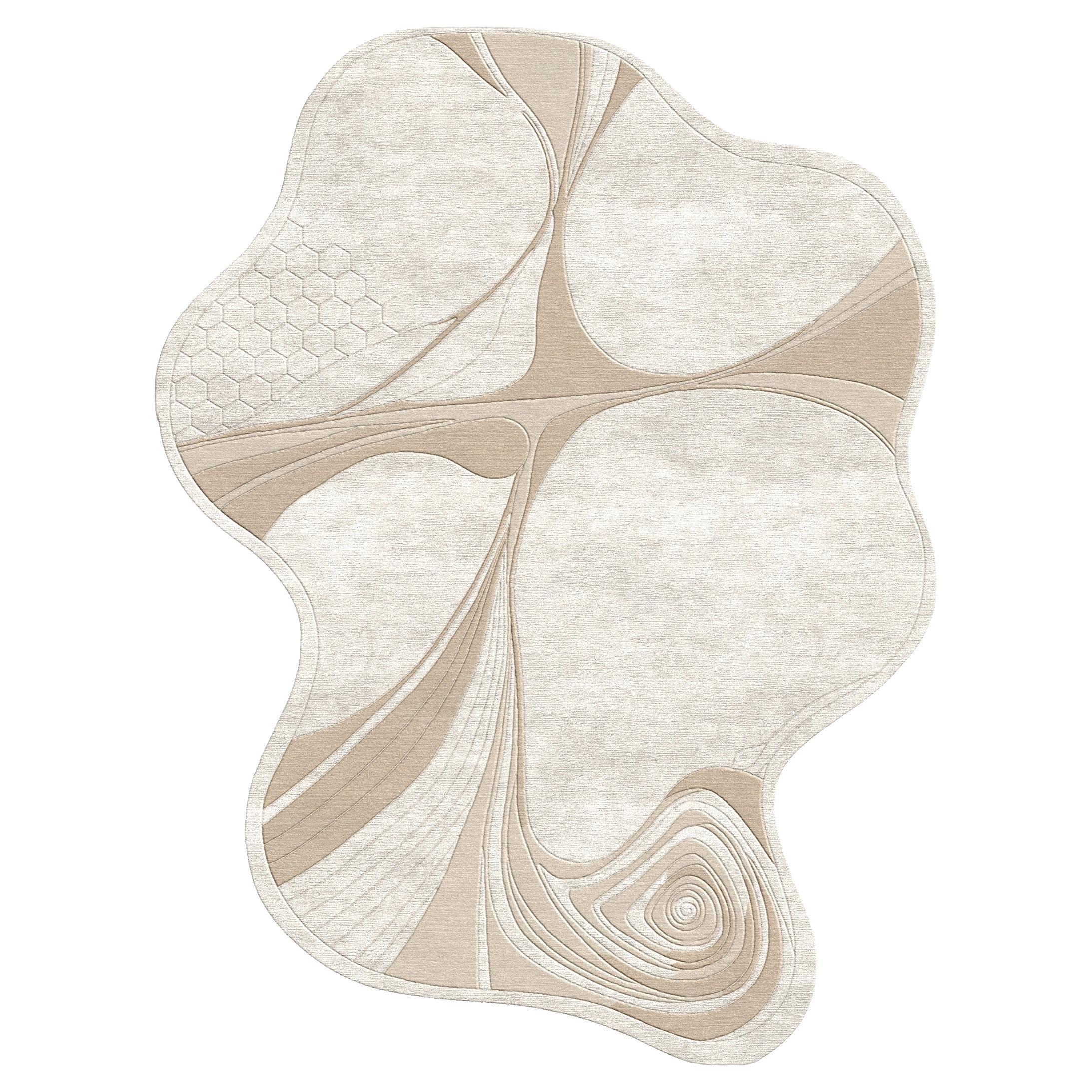 DESERT WHISPER – Maßgefertigter, handgefertigter Teppich aus TENCEL und neuseeländischer Wolle von Rugs & Co.