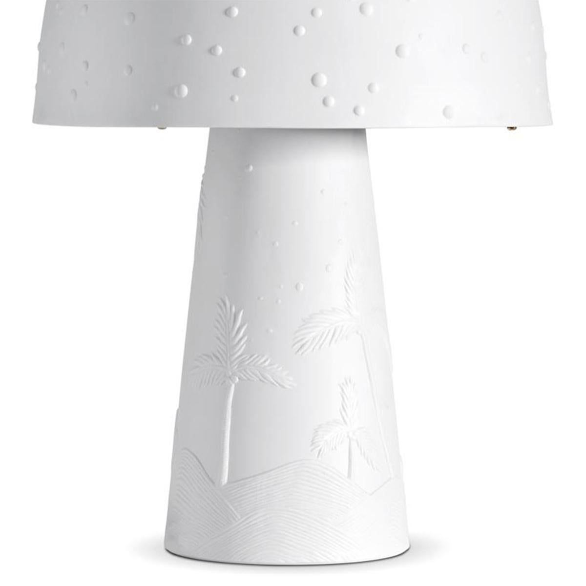 Desert White Table Lamp In New Condition For Sale In Paris, FR