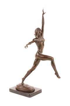 "Desha" Bronze Sculpture by, Harriet Whitney Frishmuth Cast by, Gorham Co.