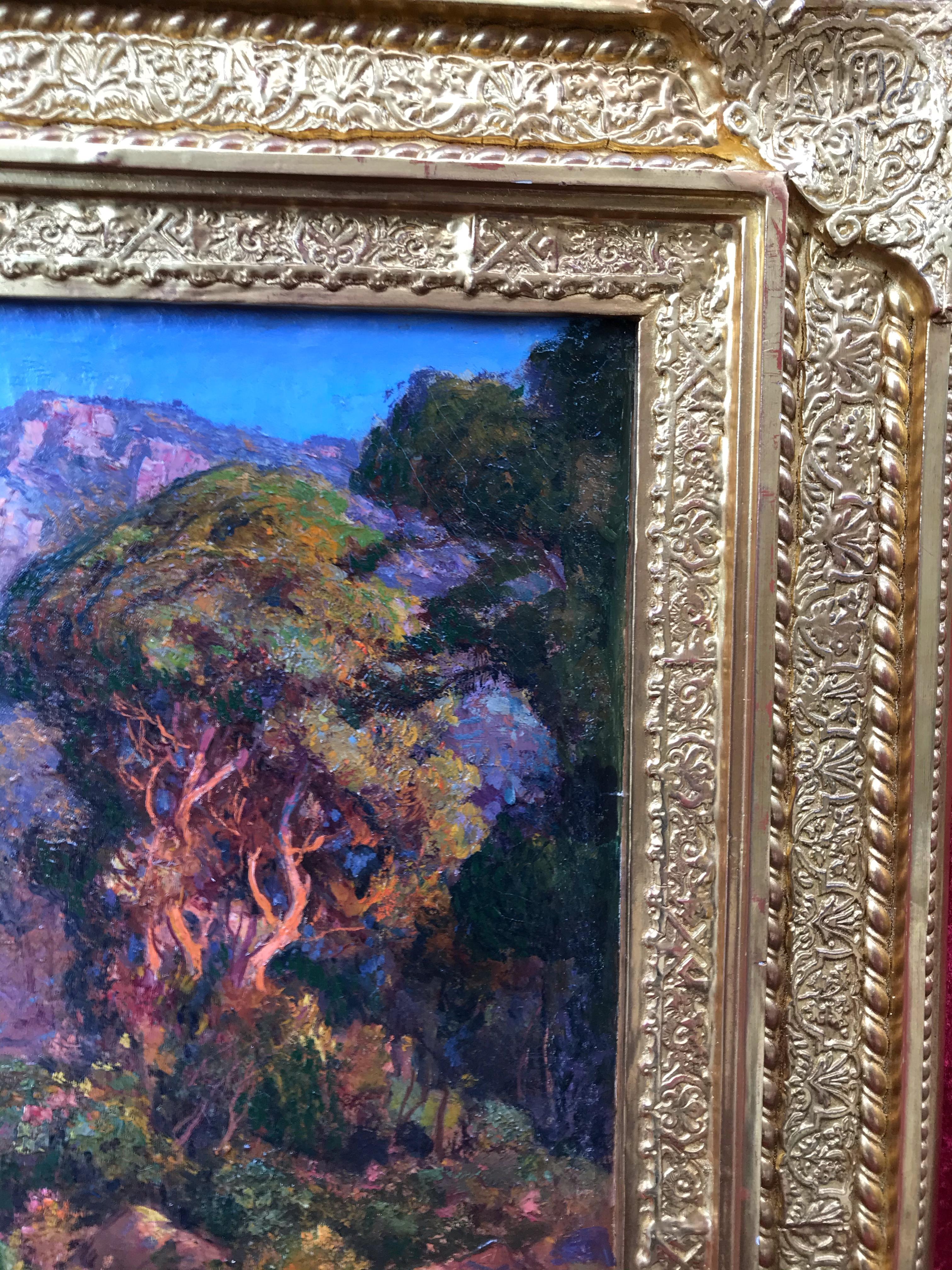 Vista desde la costa de Argelia - Pintura original en venta 3