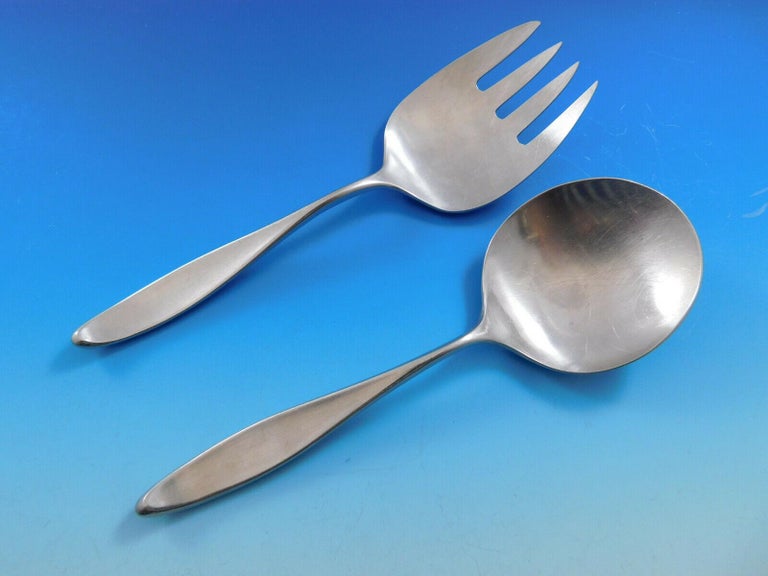 Design 2 by Lauffer Germany Stainless Steel Flatware Set Service 50 Pc