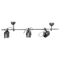 Design adjustable chrome Wall or ceiling Lamp by Stanislav Indra, 1970s