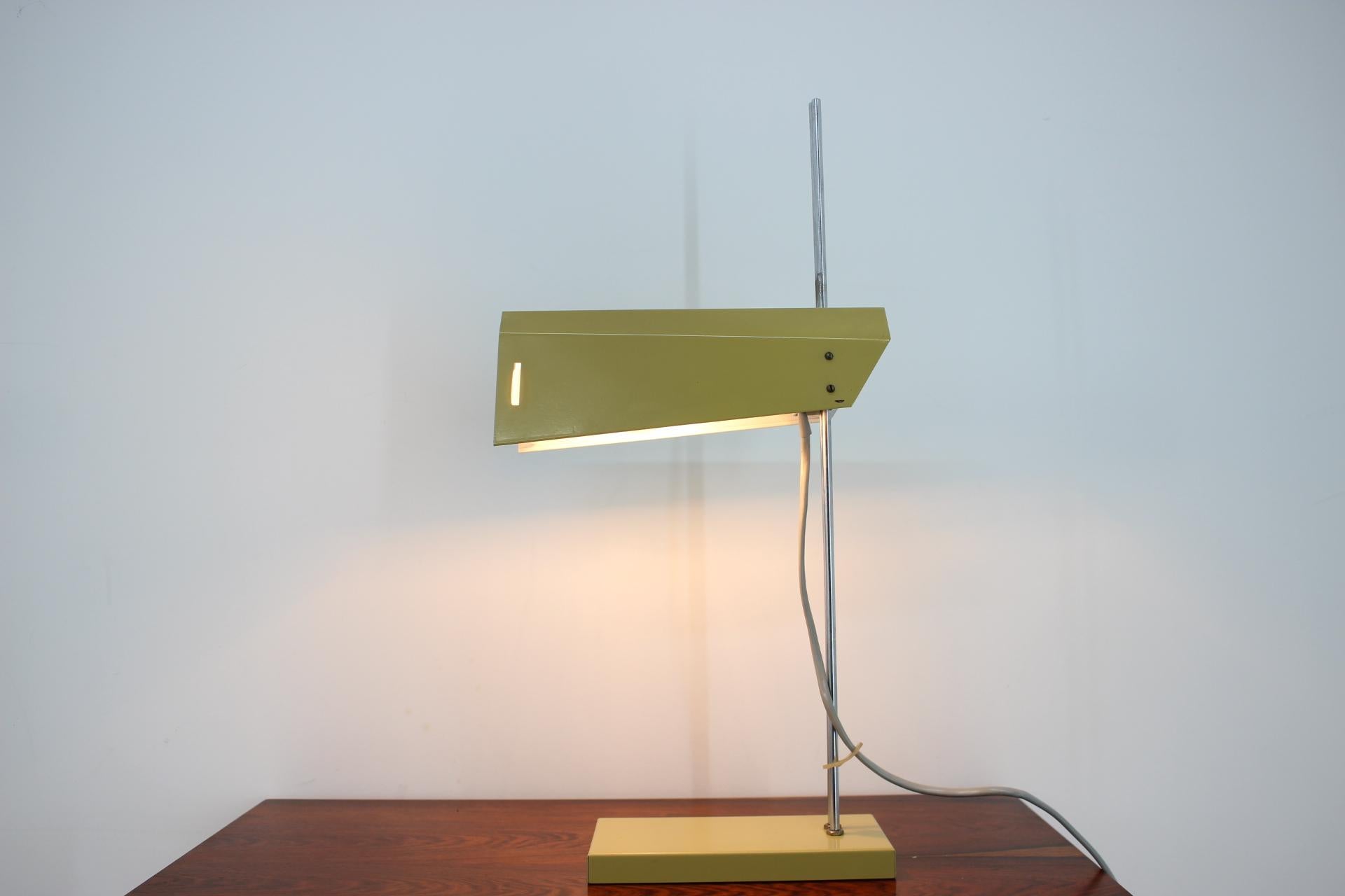 Mid-Century Modern Design Adjustable Midcentury Table Lamp by Lidokov, 1970s For Sale
