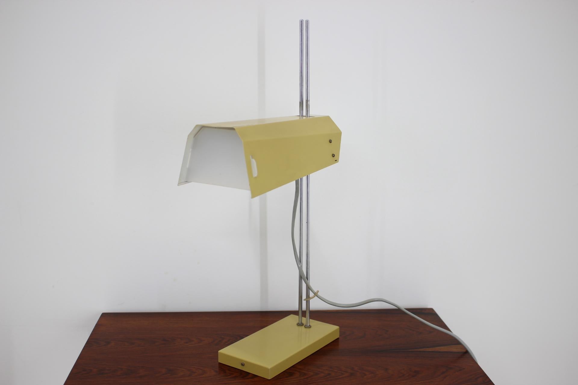 Design Adjustable Midcentury Table Lamp by Lidokov, 1970s In Good Condition For Sale In Praha, CZ
