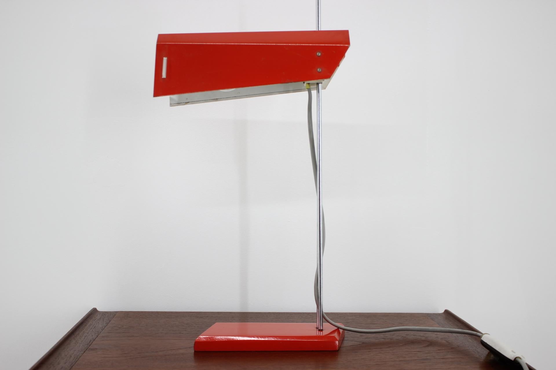 Design Adjustable Midcentury Table Lamp by Lidokov, 1970s In Good Condition For Sale In Praha, CZ