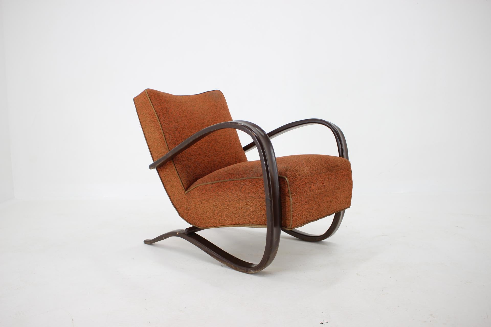 - Czechoslovakia, 1940s
- Good original condition suitable for new upholstery.
  