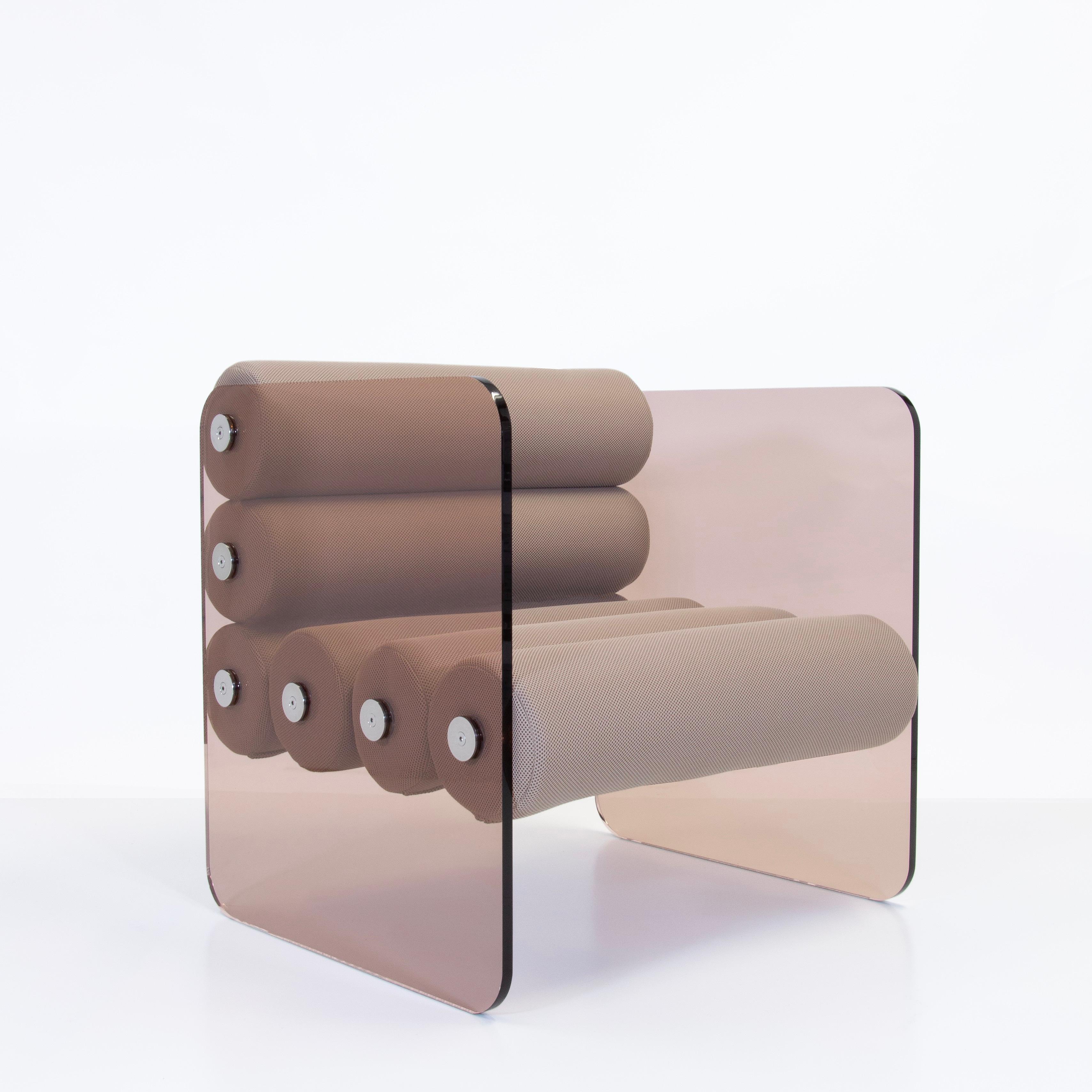 Design-Sessel Mw01 aus Bronze, hergestellt in Frankreich, entworfen von Olivier Santini (Französisch) im Angebot