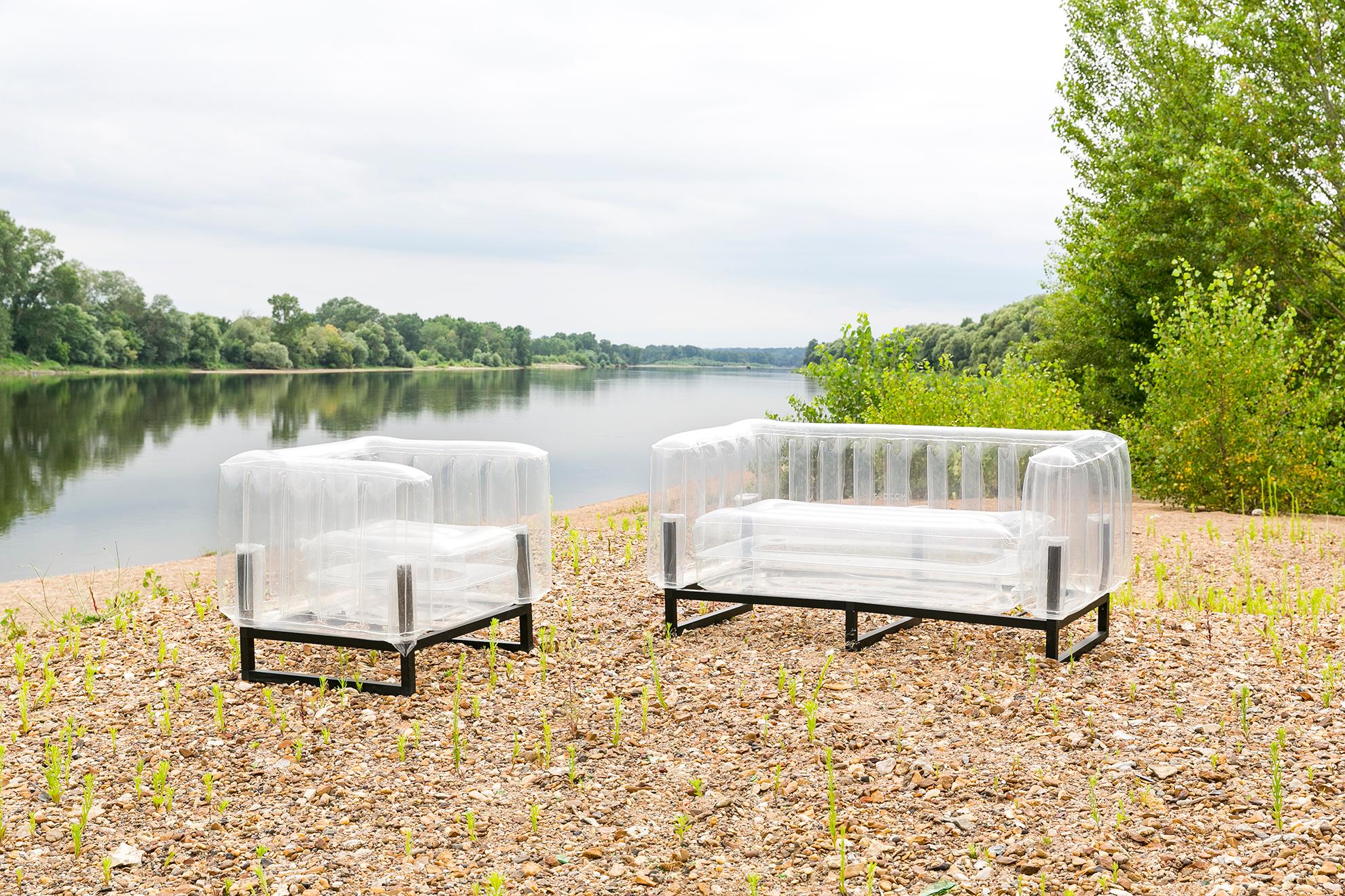 Other Design armchair Yomi, in transparent TPU by the French designer Olivier Santini For Sale