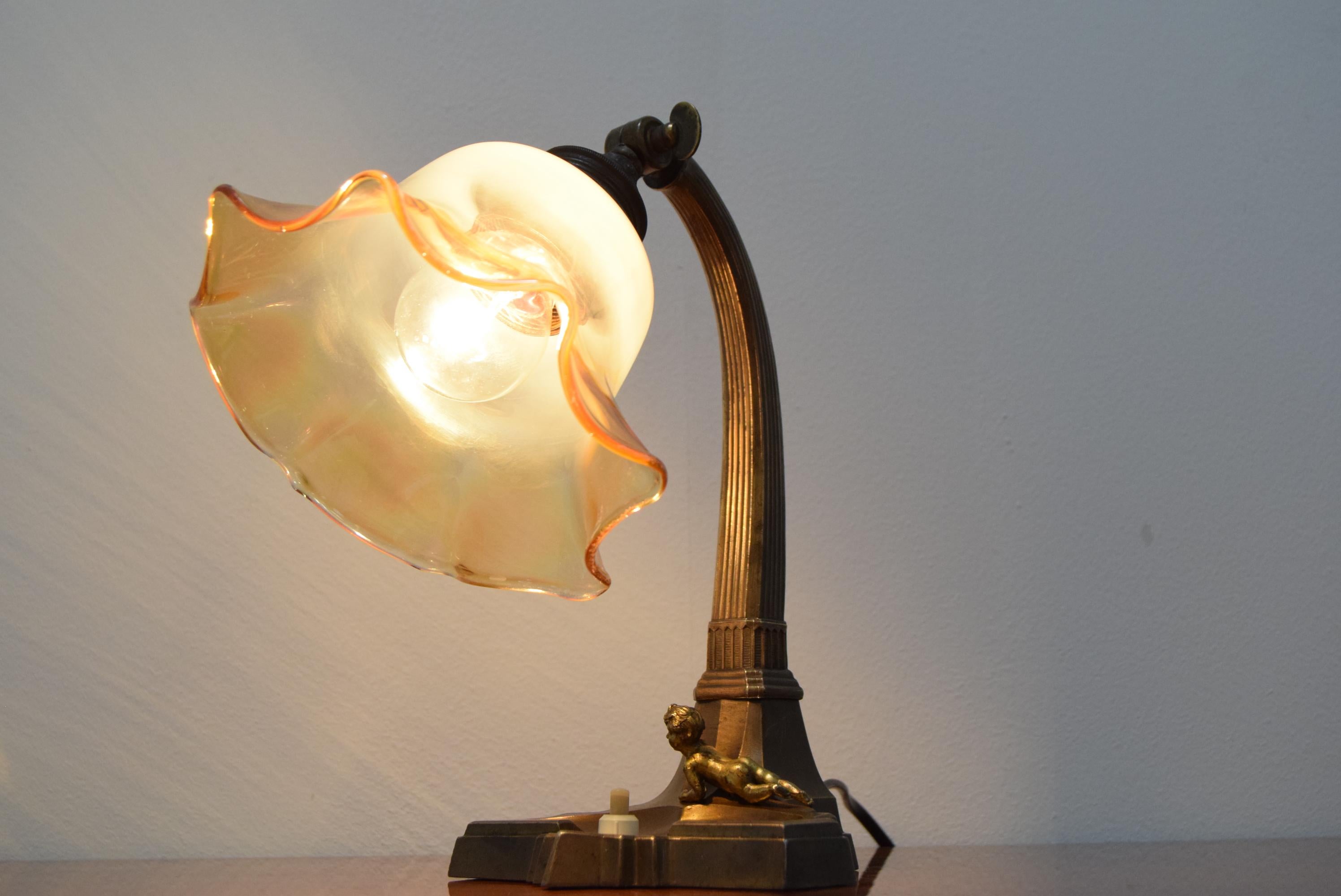 Lampe de table Art déco, années 1930 en vente 7