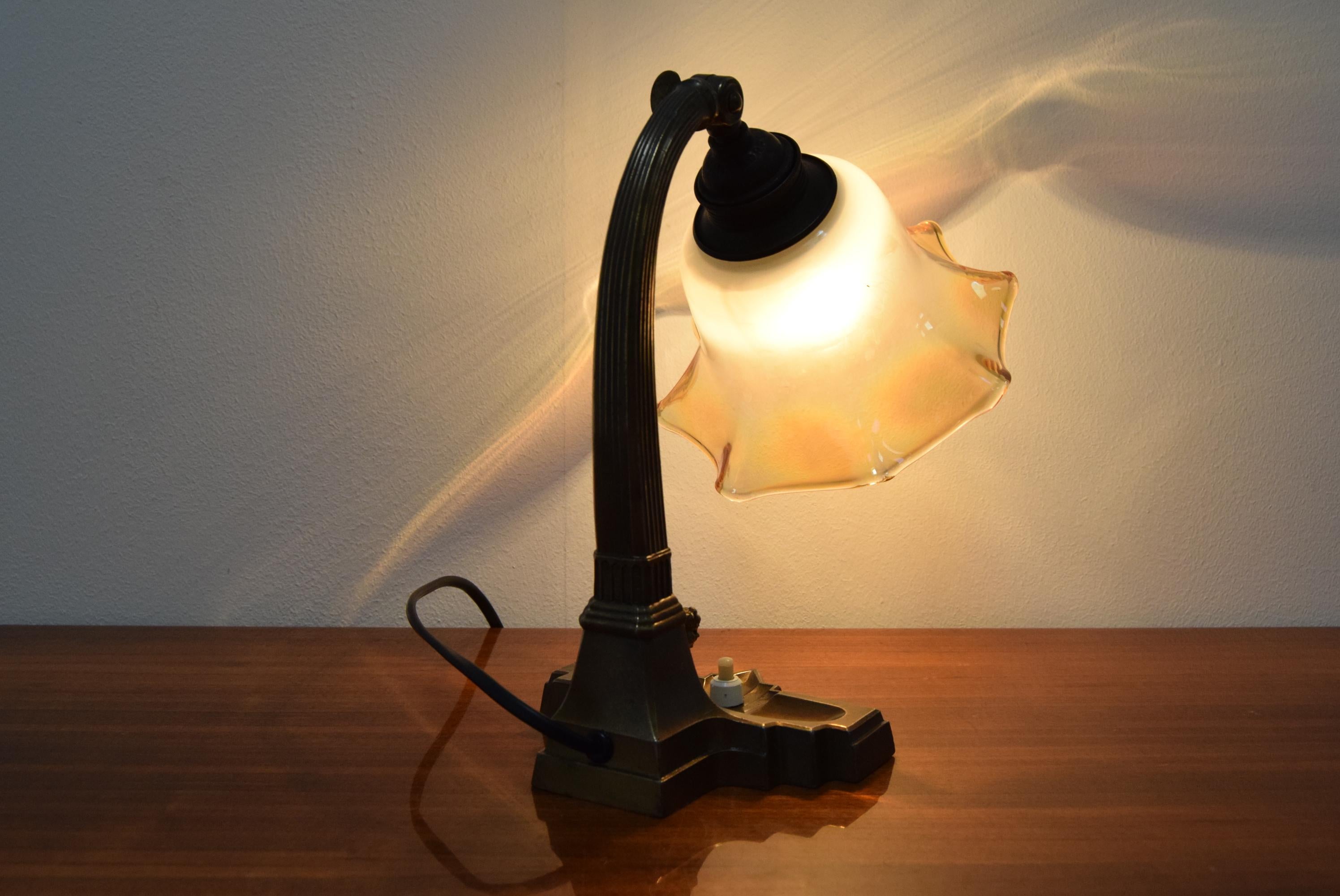 Lampe de table Art déco, années 1930 en vente 9