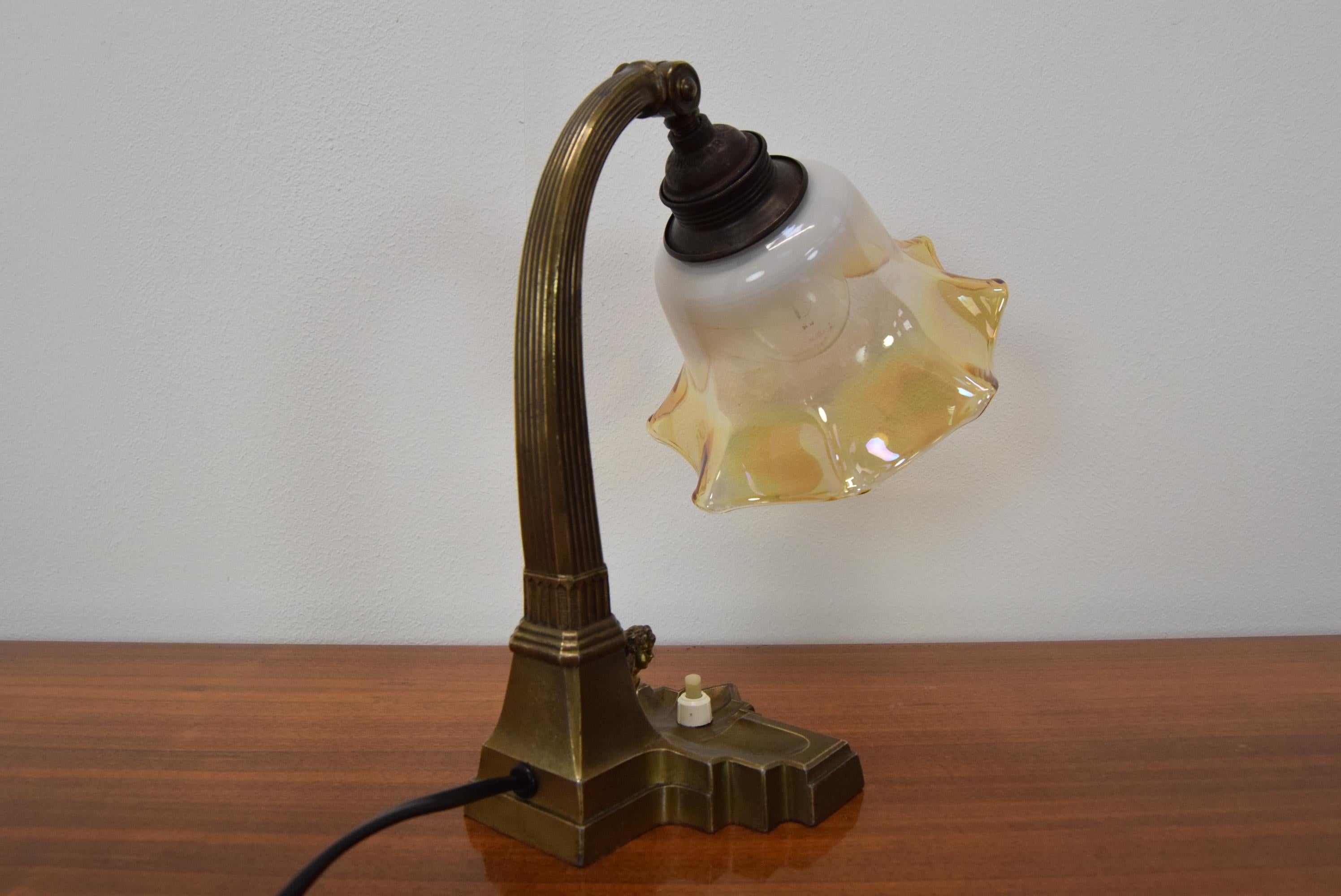 Lampe de table Art déco, années 1930 en vente 1