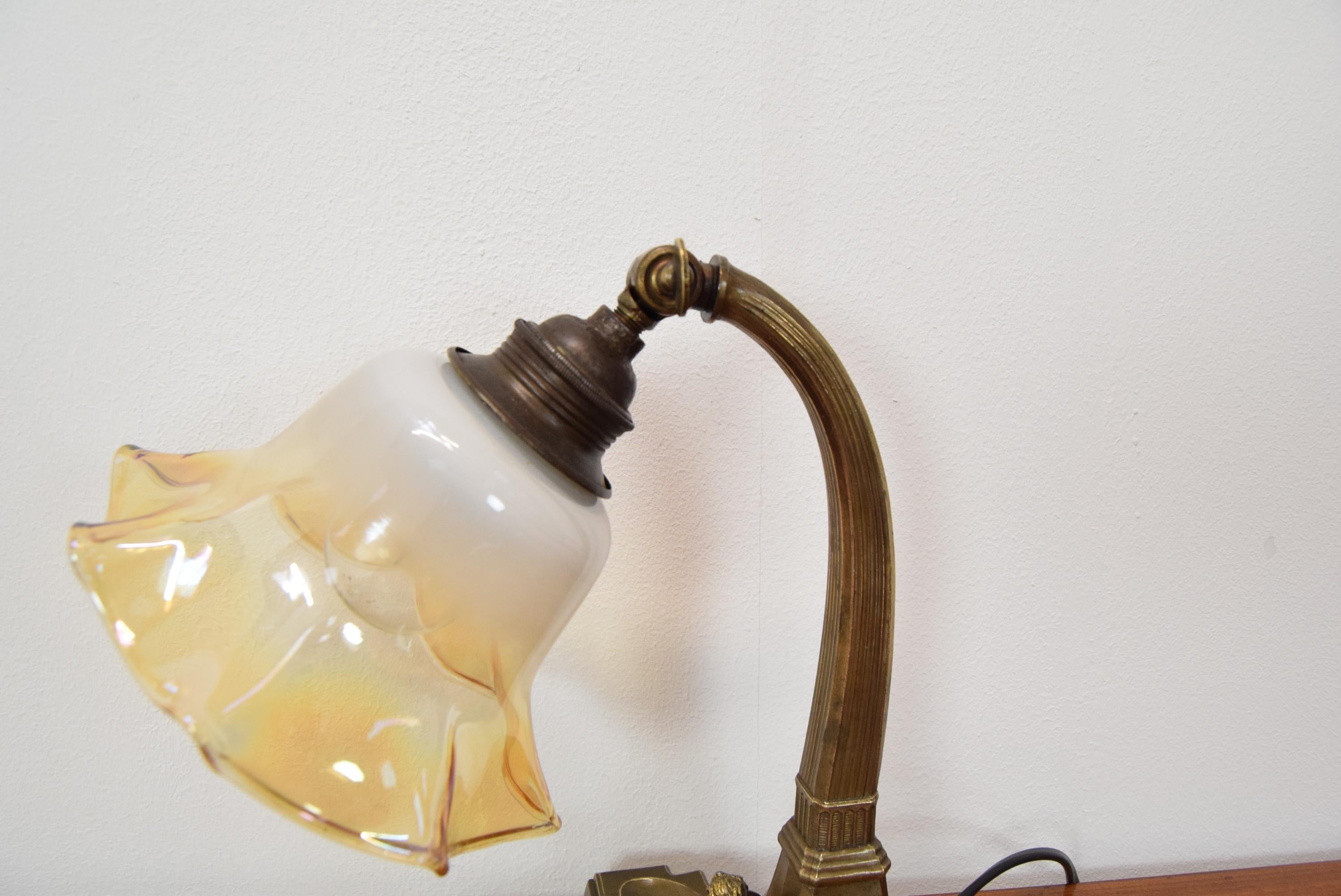 Lampe de table Art déco, années 1930 en vente 2