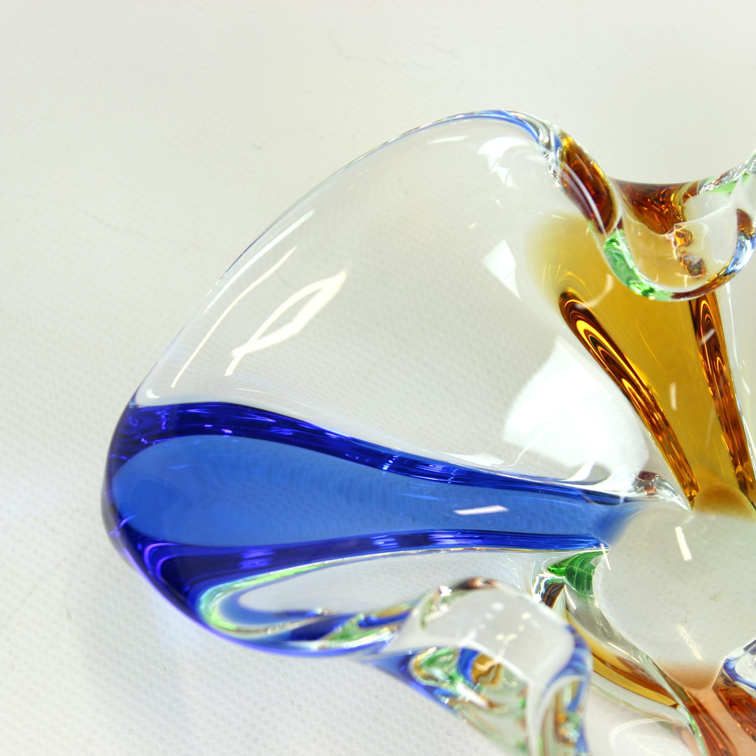 Design Art Rhapsody Collection Glass Bowl By Frantisek Zemek, Czechoslovakia 196 en vente 3