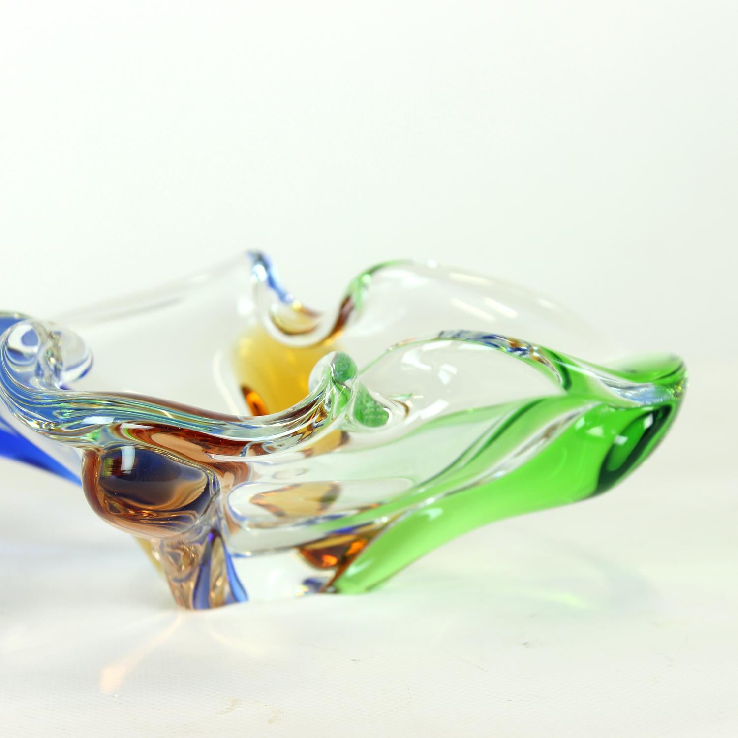 Design Art Rhapsody Collection Glass Bowl By Frantisek Zemek, Czechoslovakia 196 en vente 1