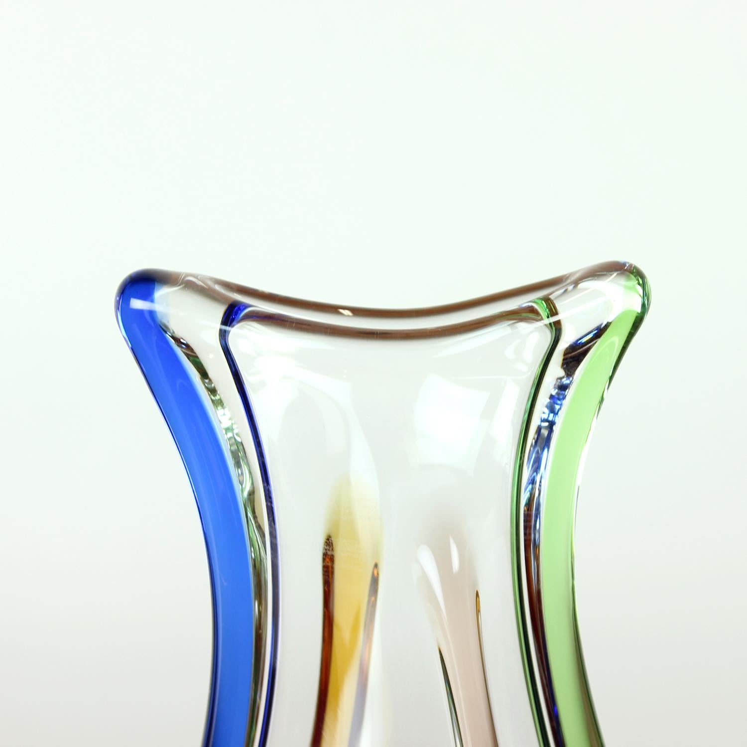 Design Art Rhapsody Collection Glass Vase By Frantisek Zemek, Czechoslovakia 196 en vente 1