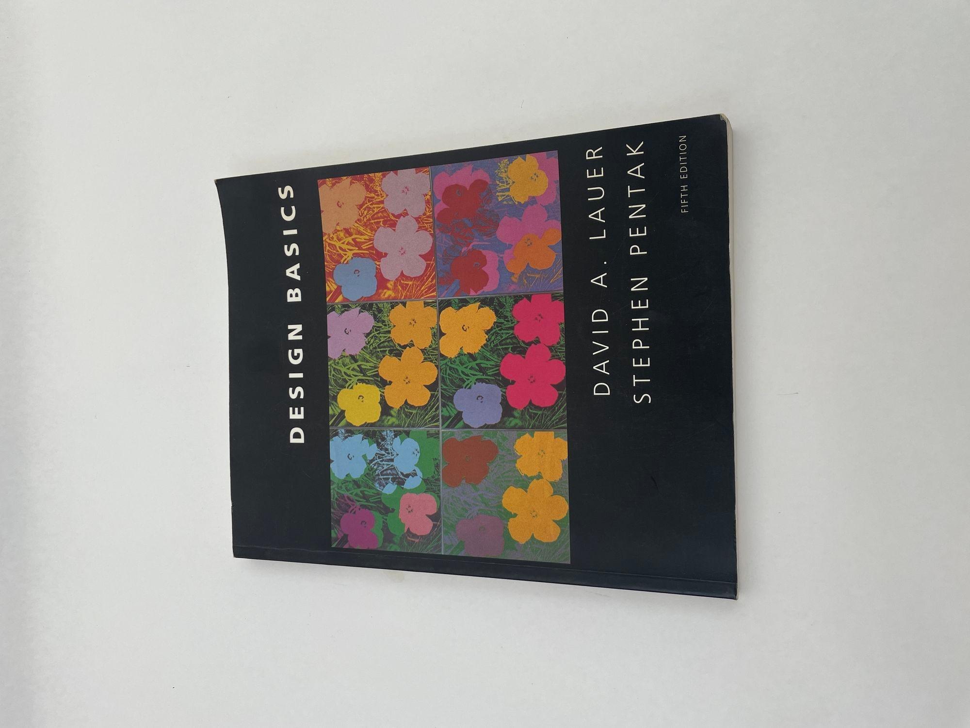 Les bases du design par David A. Lauer et Stephen Stephens Livre à couverture souple.DESIGN BASICS est une introduction populaire au design bidimensionnel. Chaque concept est présenté sur une double page, ce qui rend le texte pratique et permet aux