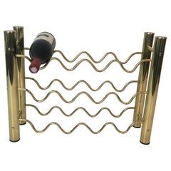 Design Brass Bottles Rack, French, circa 1970