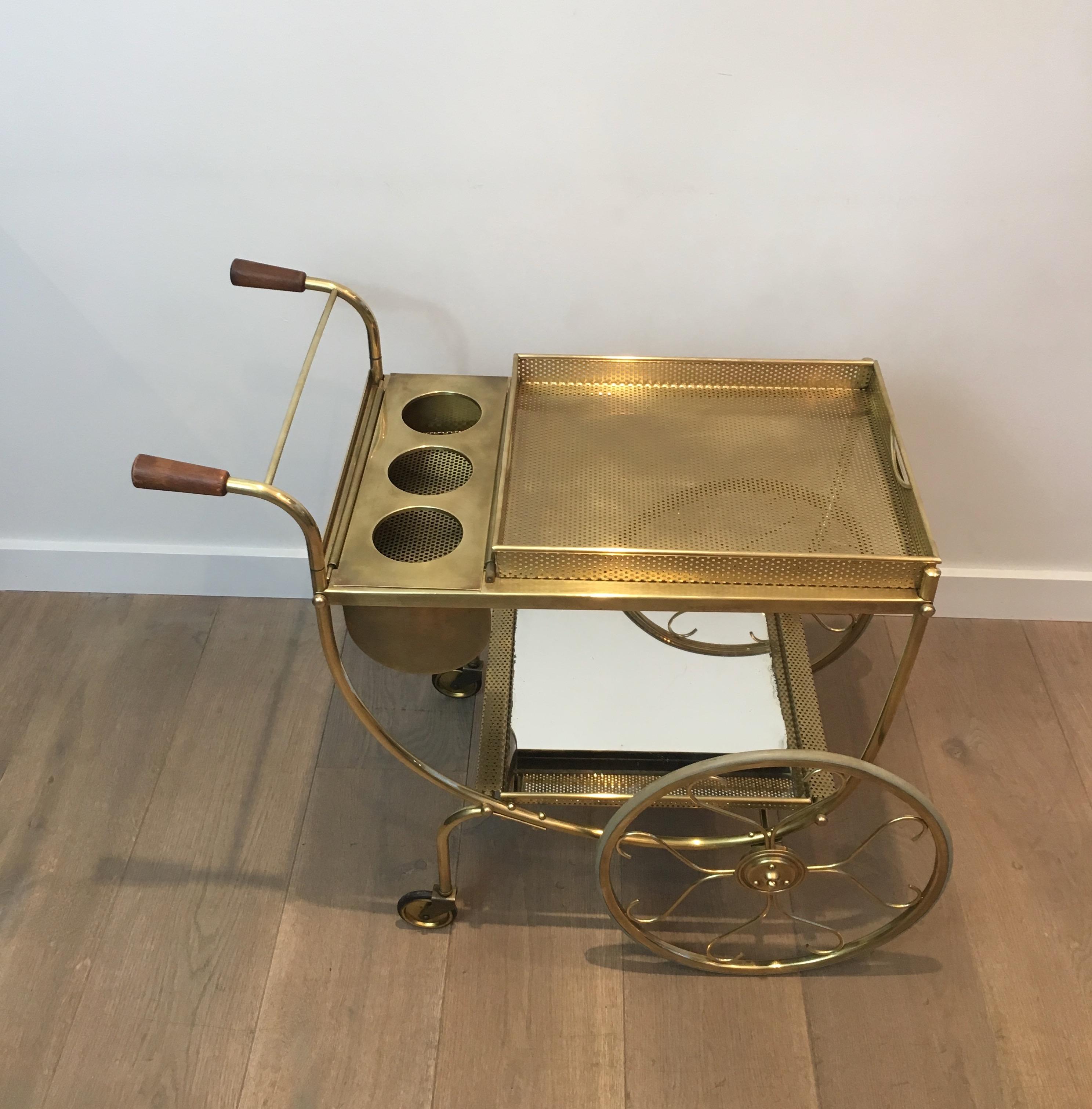 Design Brass Drinks Trolley by Josef Frank for Svenskt Tenn. Circa 1950 15