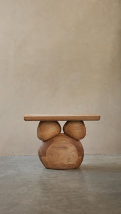 Conception : Joel Escalona – Table console Elefante 27, bois Rosa Morada