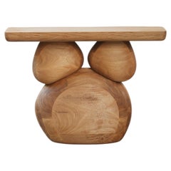 Conception : Joel Escalona – Table console Elefante 27, bois Rosa Morada