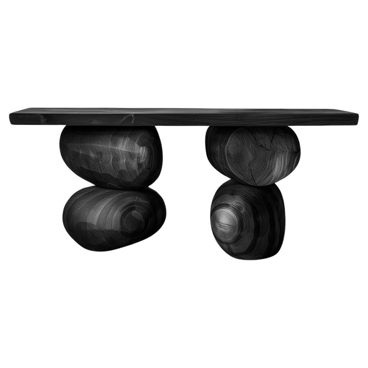 Design by Joel Escalona Credenza Elefante 30, Wood Wood vorticoso, pezzo forte