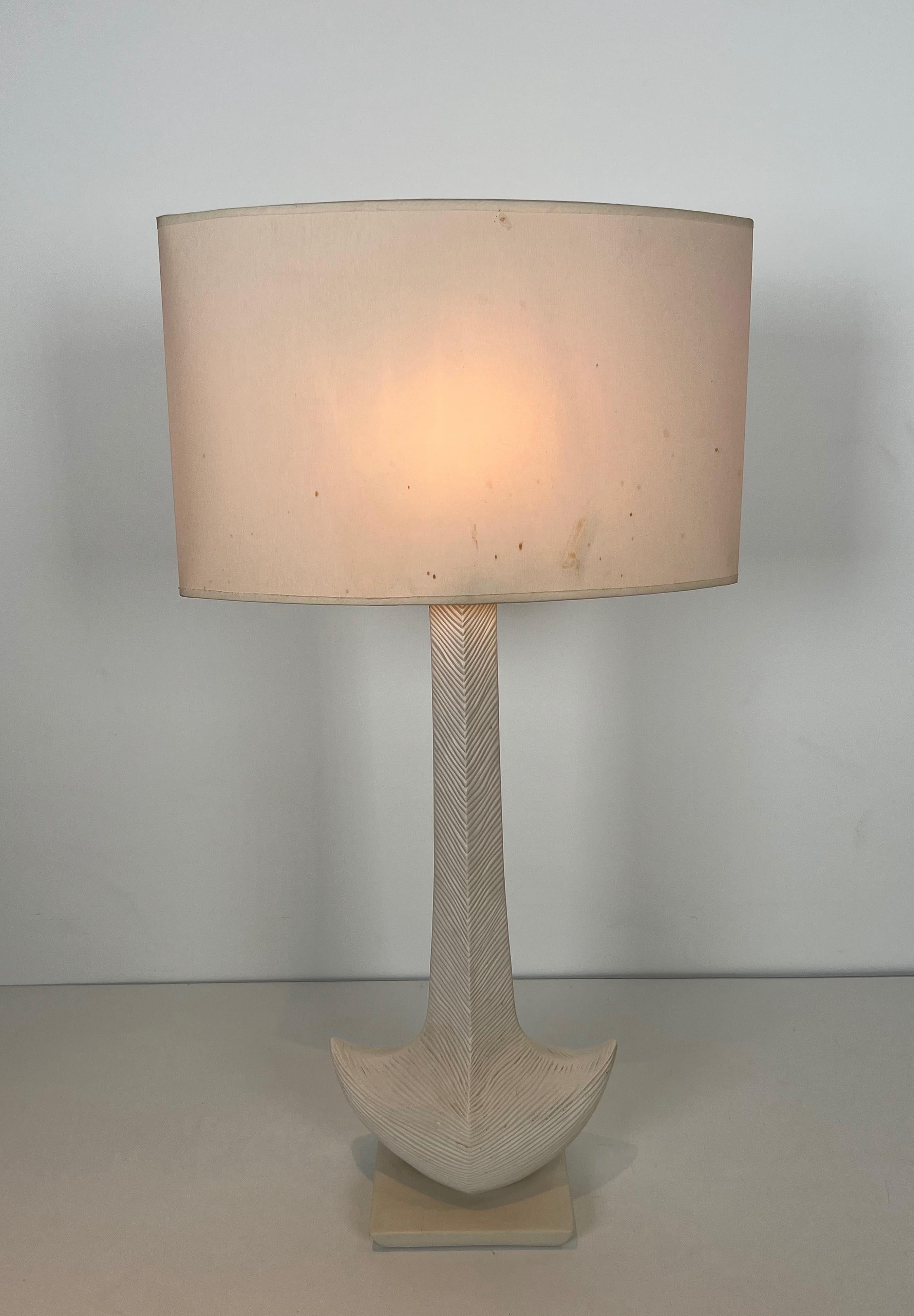 Lampe de table en céramique Design. Œuvre française de L Drummer Vers 1970 en vente 5