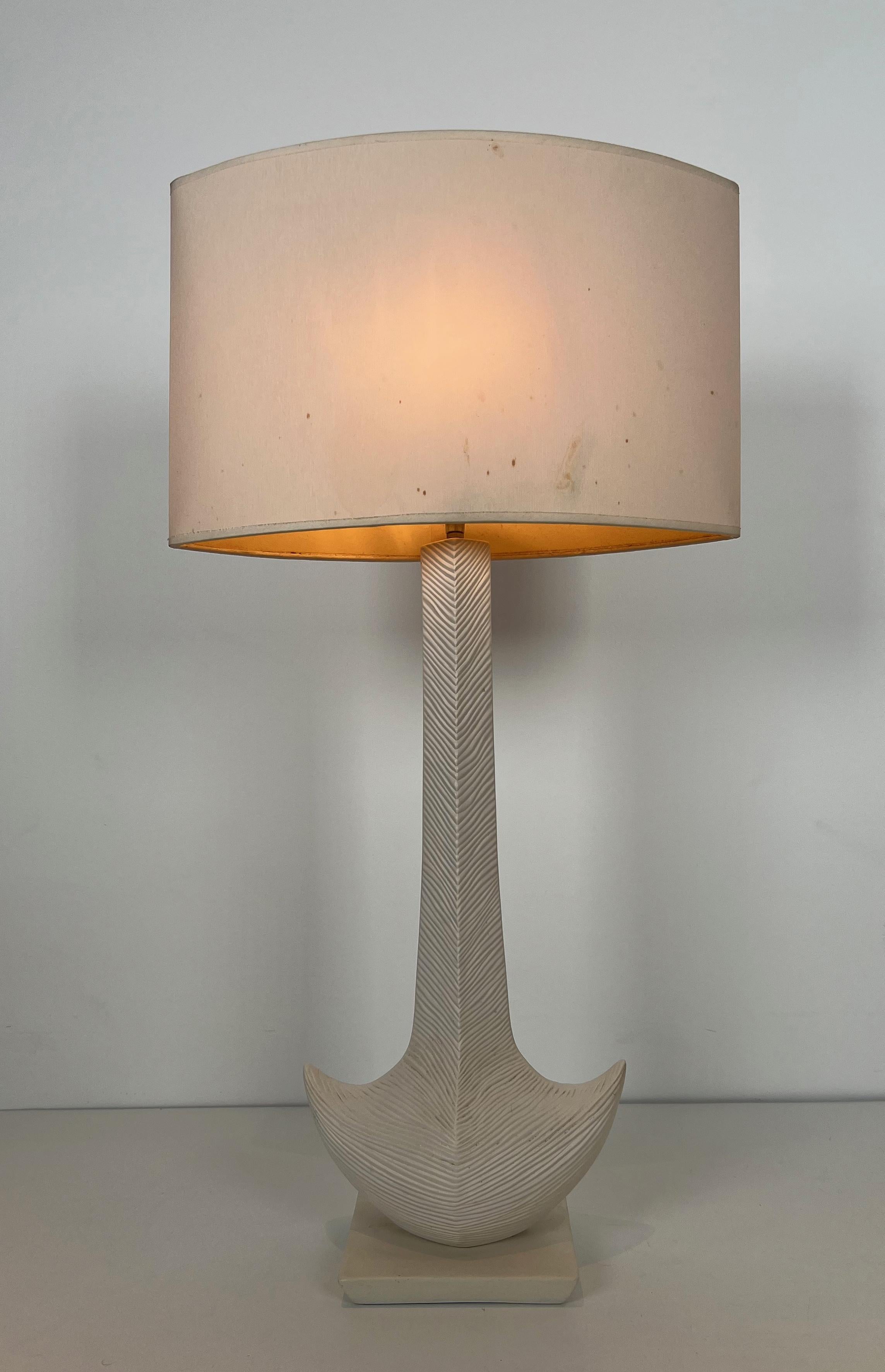 Lampe de table en céramique Design. Œuvre française de L Drummer Vers 1970 en vente 13