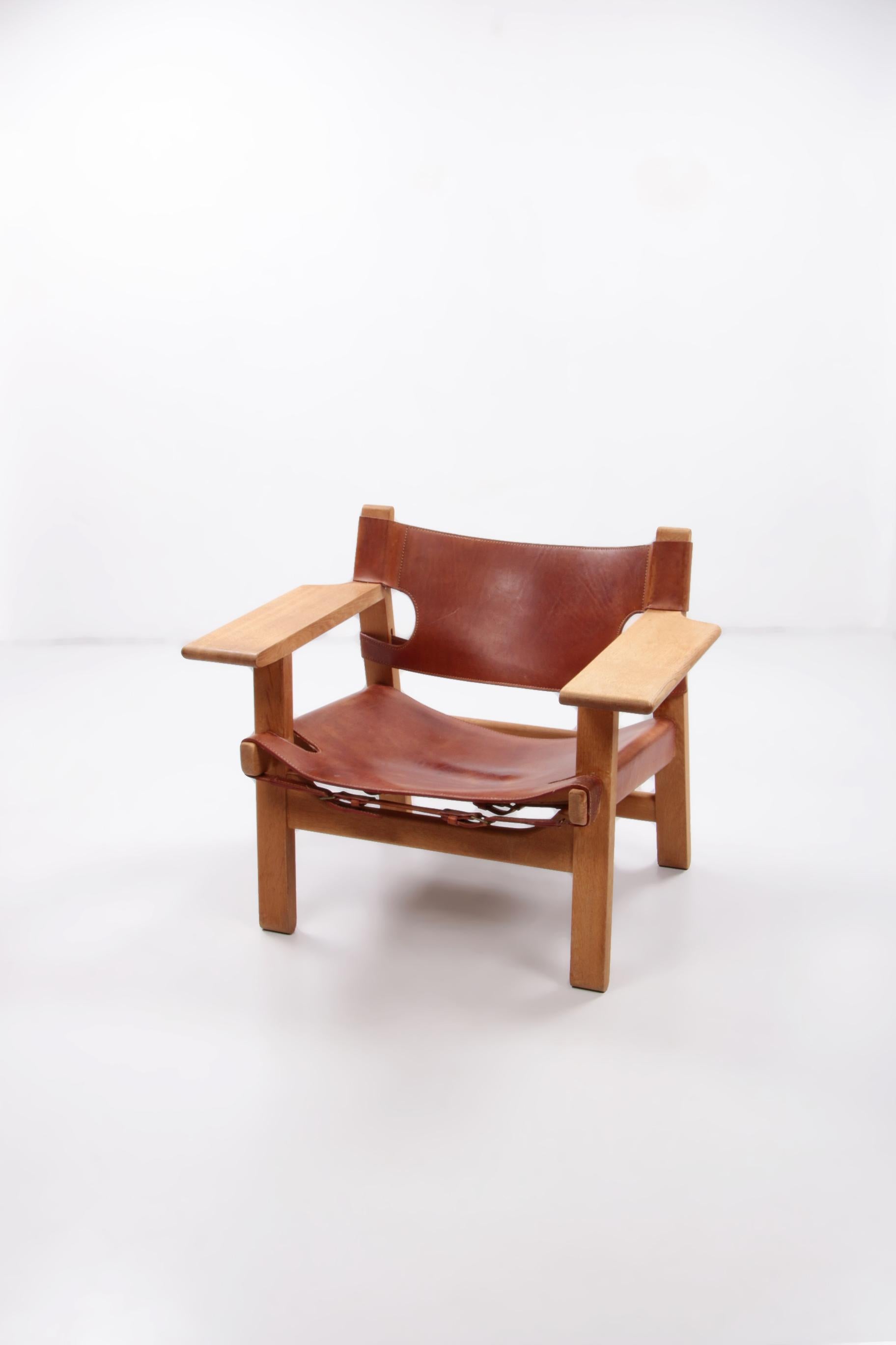 Scandinave moderne Chaise Design de Borge Mogensen, également appelée chaise Spanisch, 1960, Danemark en vente