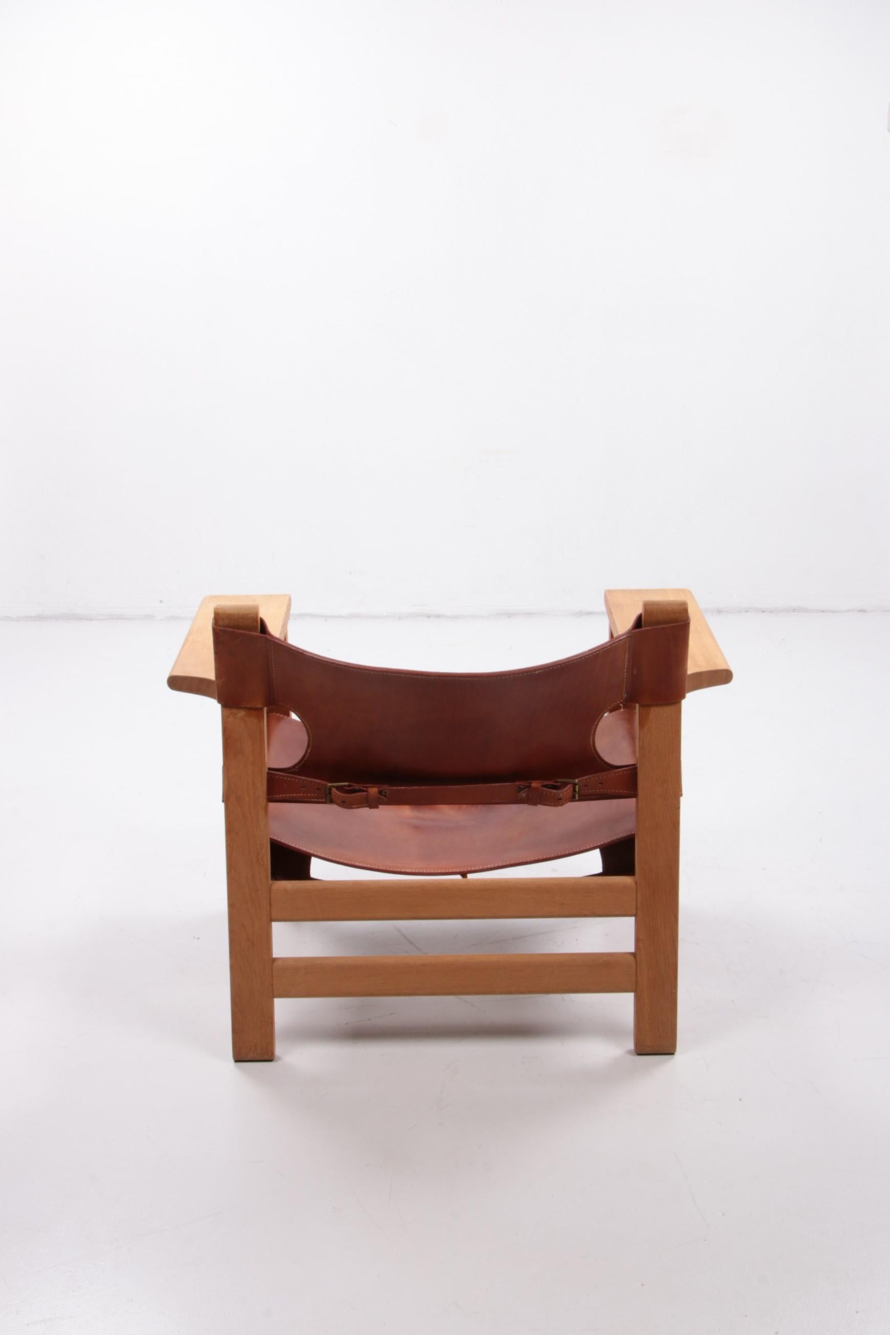 Design Chair by Borge Mogensen, Also Called Spanisch Chair, 1960, Denmark In Good Condition For Sale In Oostrum-Venray, NL