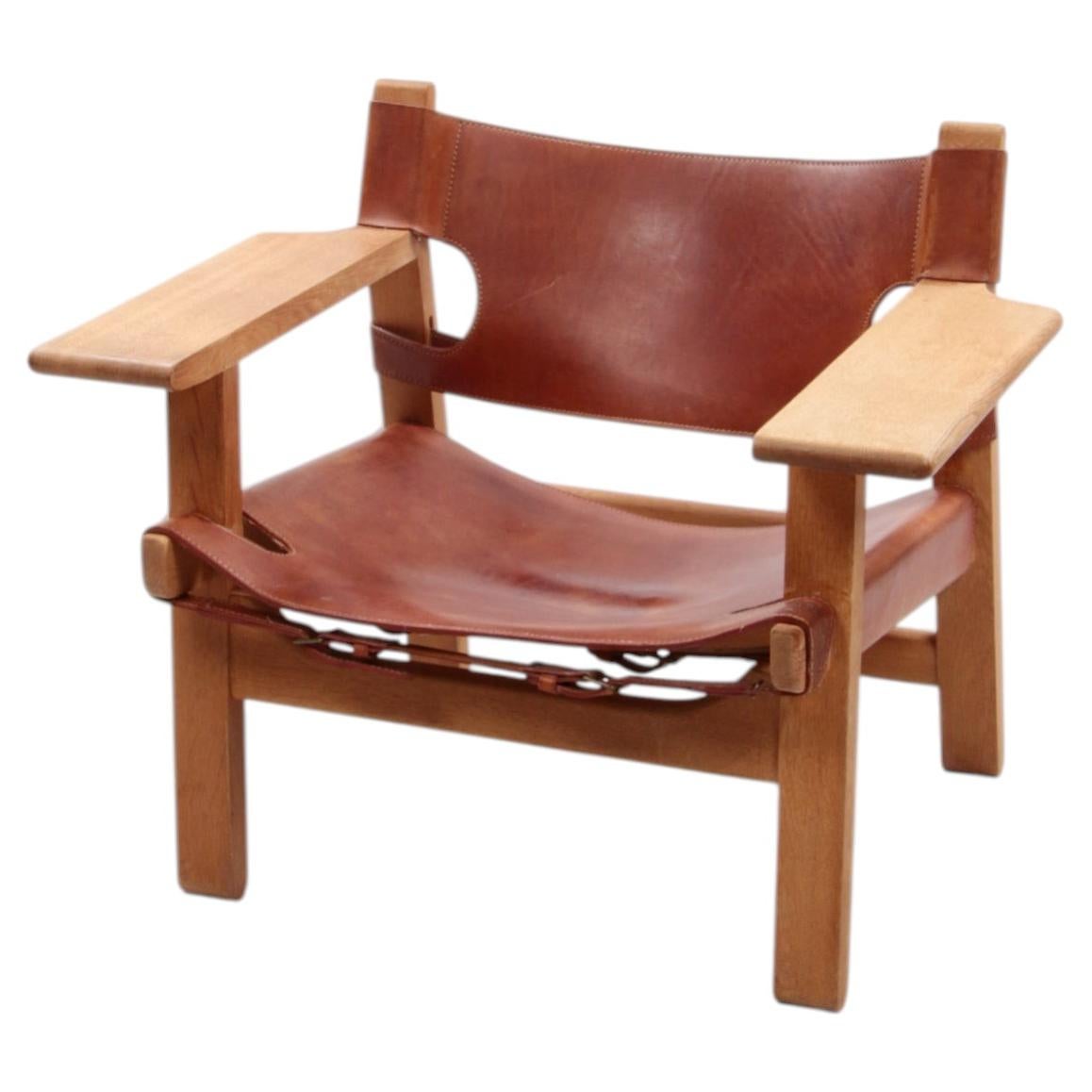 Design Chair by Borge Mogensen, Also Called Spanisch Chair, 1960, Denmark