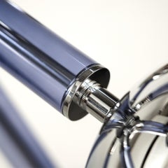 Design-Light 8 Lights Blue and White Murano Glass Stimma by Multiforme