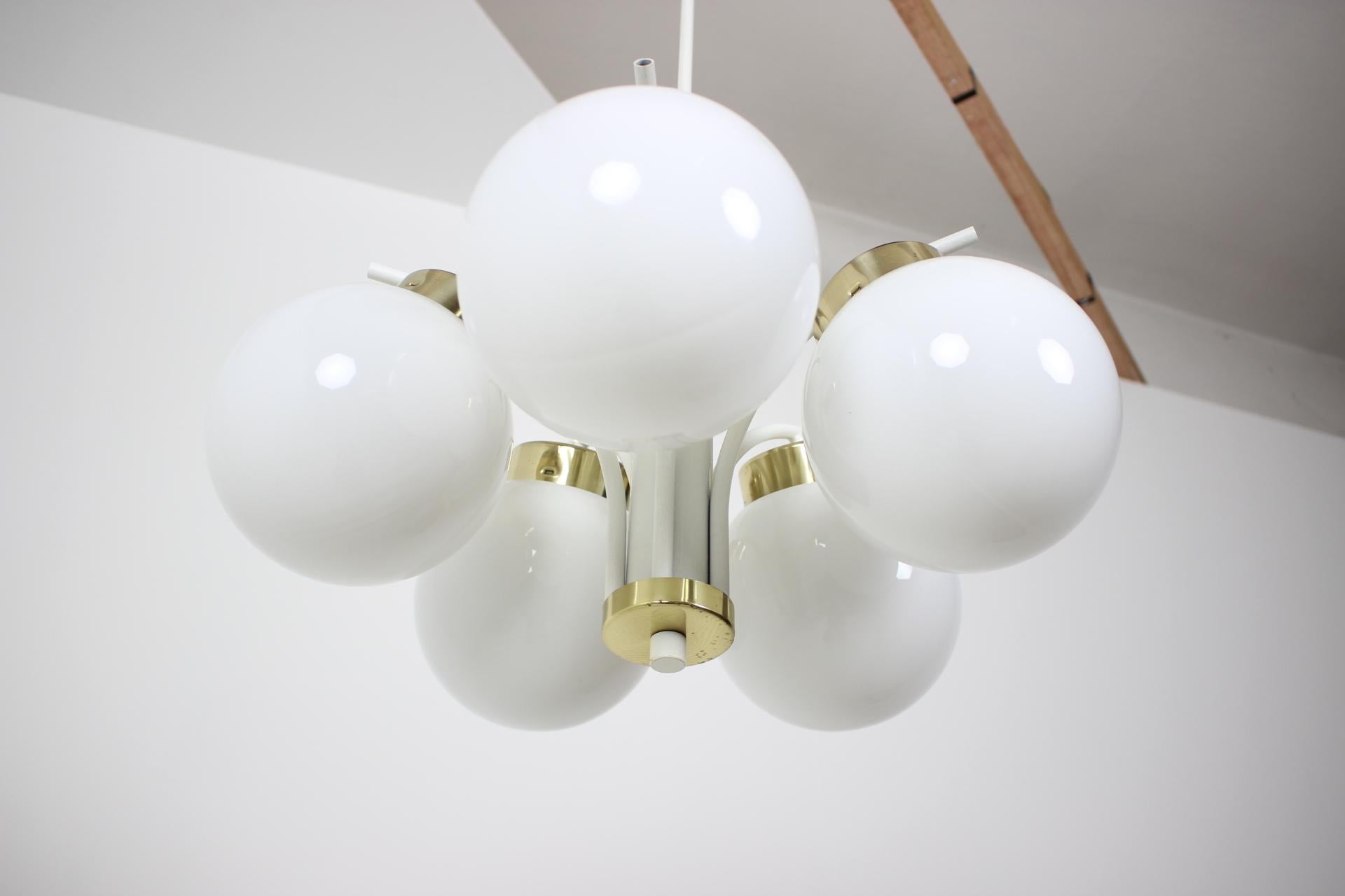 Czech Design Chandelier / Kamenický Šenov, 1970s For Sale