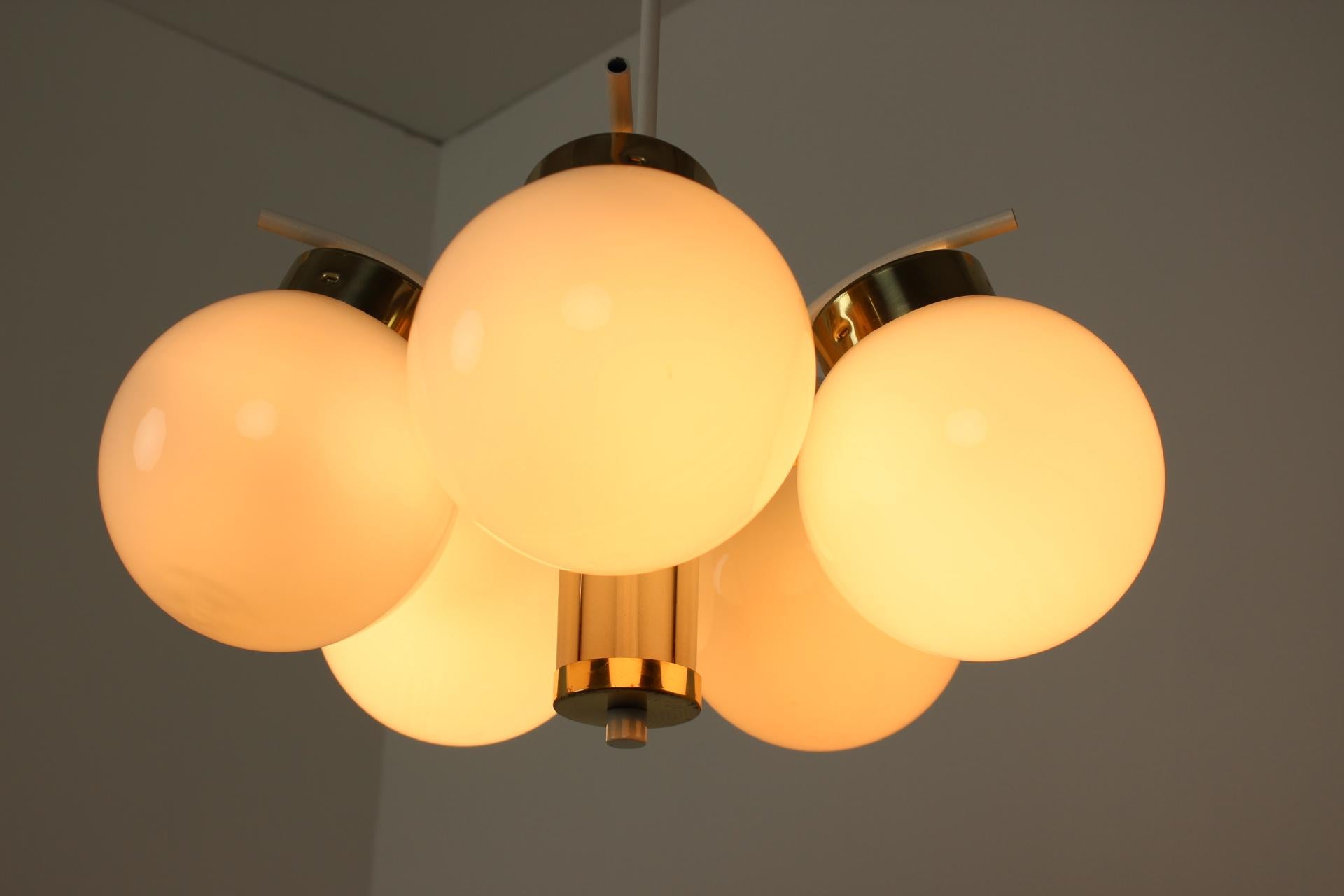 Late 20th Century Design Chandelier / Kamenický Šenov, 1970s For Sale