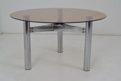 Design Chrome Coffee/Side Table, Czechoslovakia, circa 1980’s