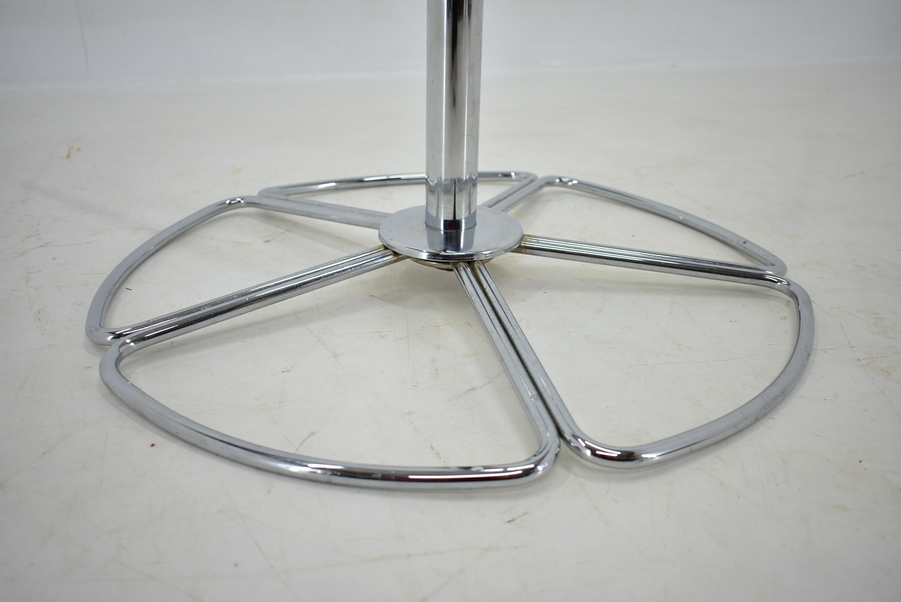 Late 19th Century Design Chrome Coffee/Side Table, Finland, 1970s For Sale