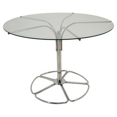 Design Chrome Coffee/Side Table, Finland, 1970s