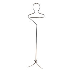 valet de design chromé. Travail français. Circa 1970