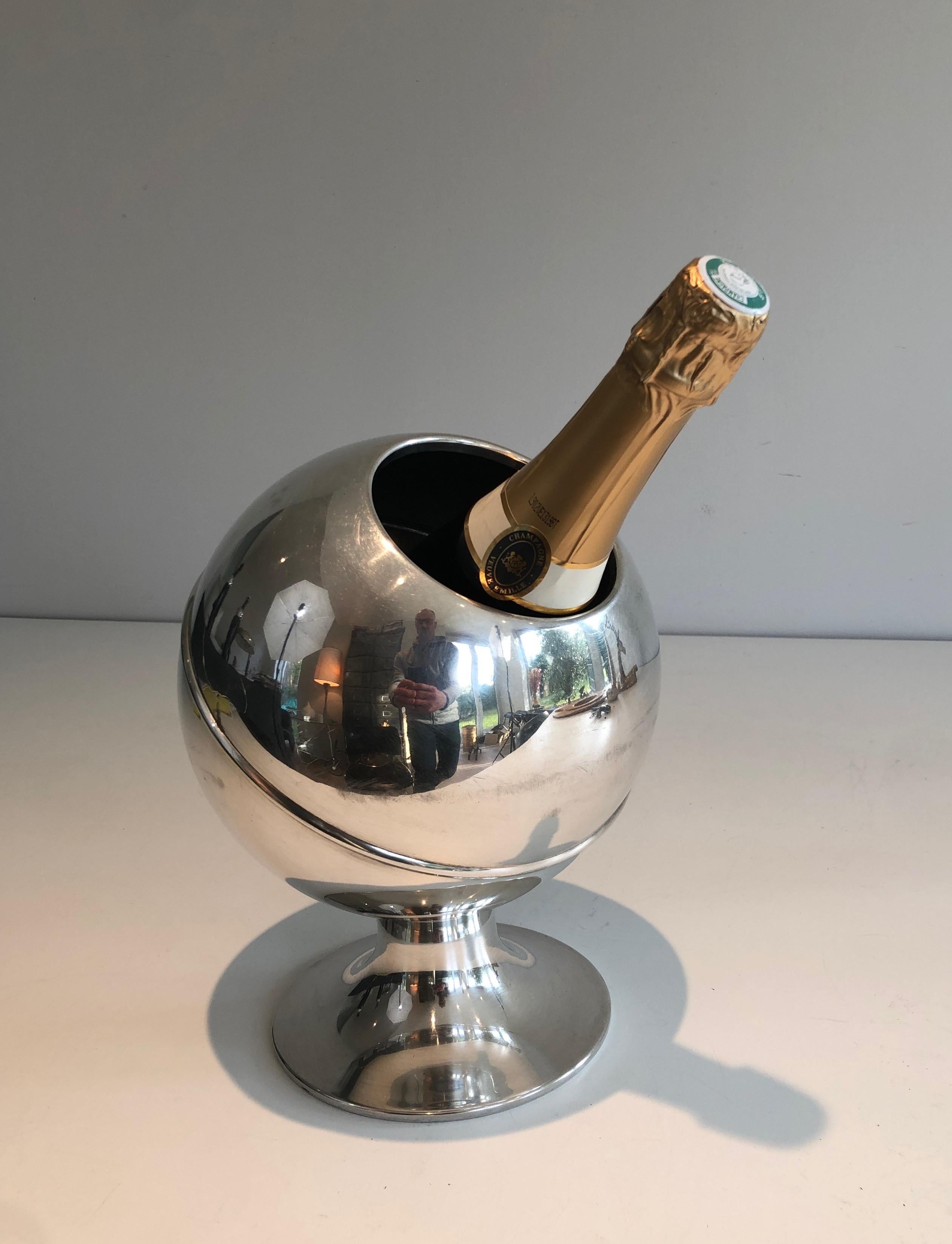 Design Chromed Champagne Bucket For Sale 3
