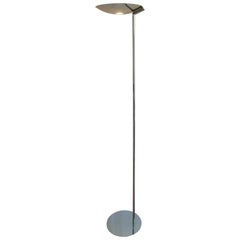 Design Chromed Floor Lamp, circa 1970-1980