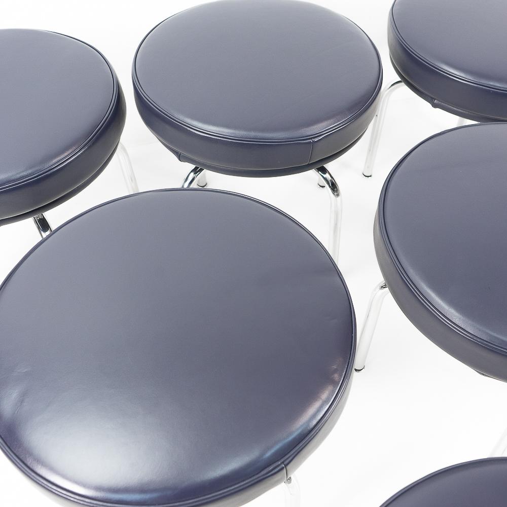 Design Classic LC8 Stools by Charlotte Perriand for Cassina, 2000s For Sale 3