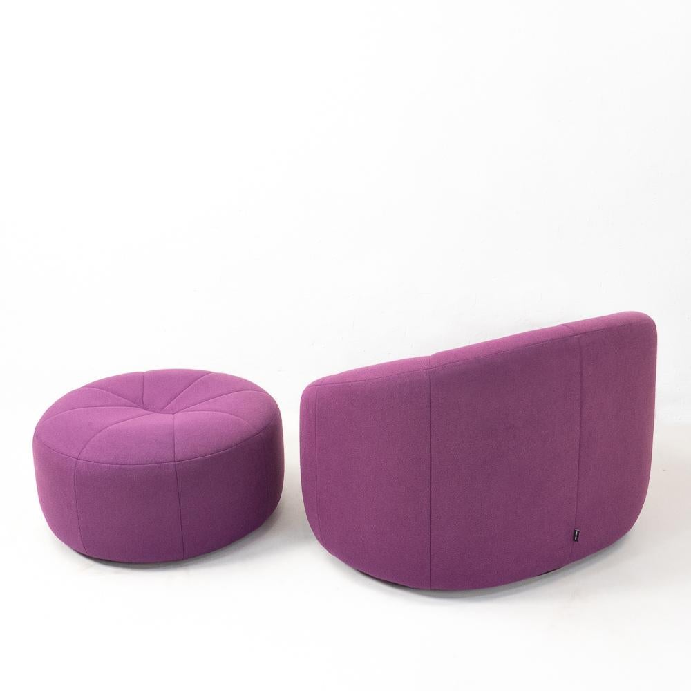 Contemporary Design Classic Swivel Pumpkin Lounge Set by Pierre Paulin for Ligne Roset