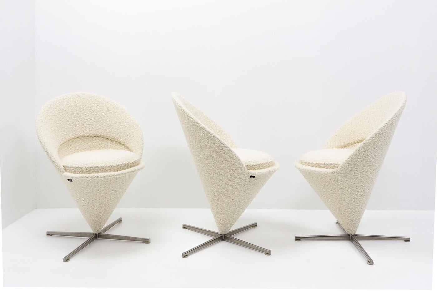 Design Classic Verner Panton Cone Chairs, Vitra, 2000er Jahre (21. Jahrhundert und zeitgenössisch) im Angebot