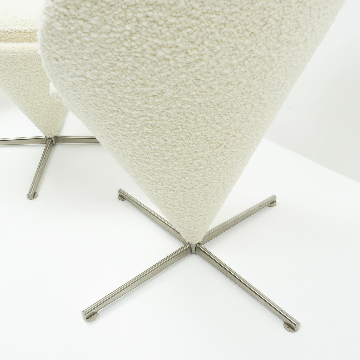 Design Classic Verner Panton Cone Chairs, Vitra, 2000er Jahre (Metall) im Angebot
