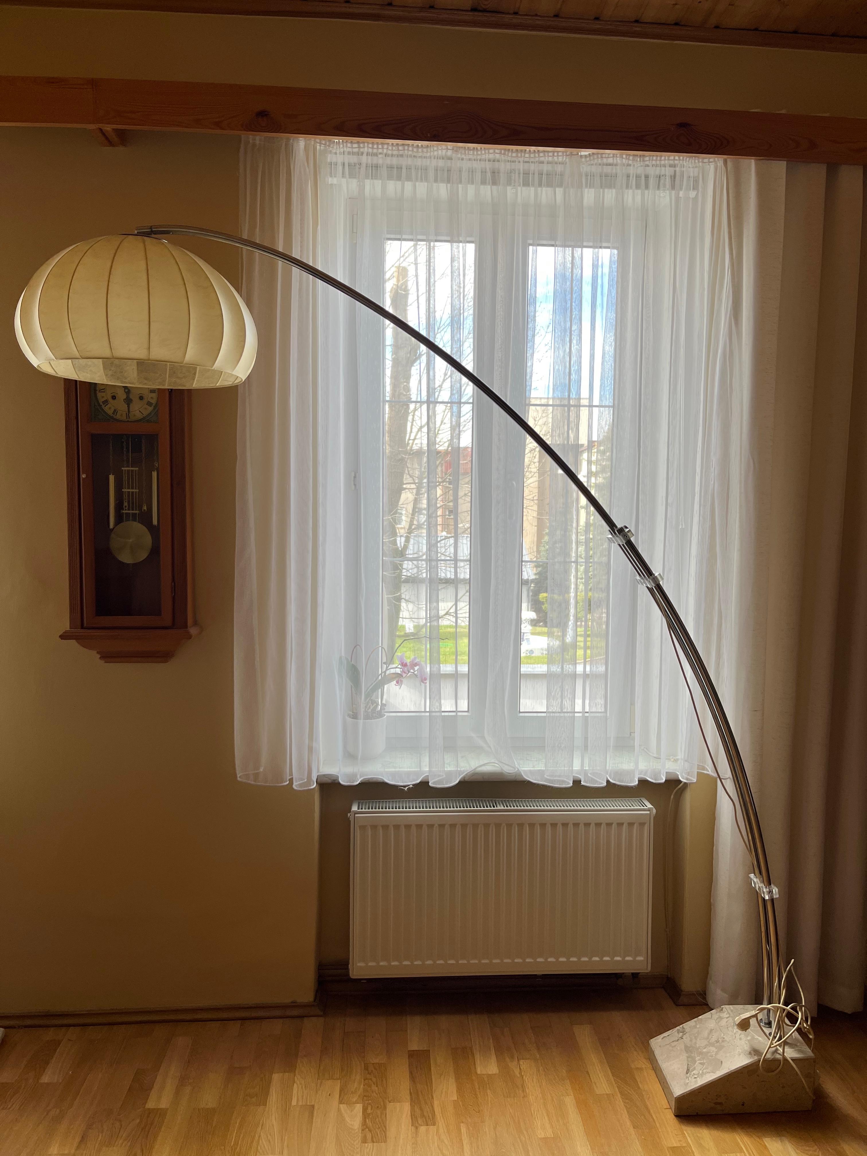 Design Cocoon Extendable Arc Floor Lamp from Hustadt Leuchten, Germany, 1970s