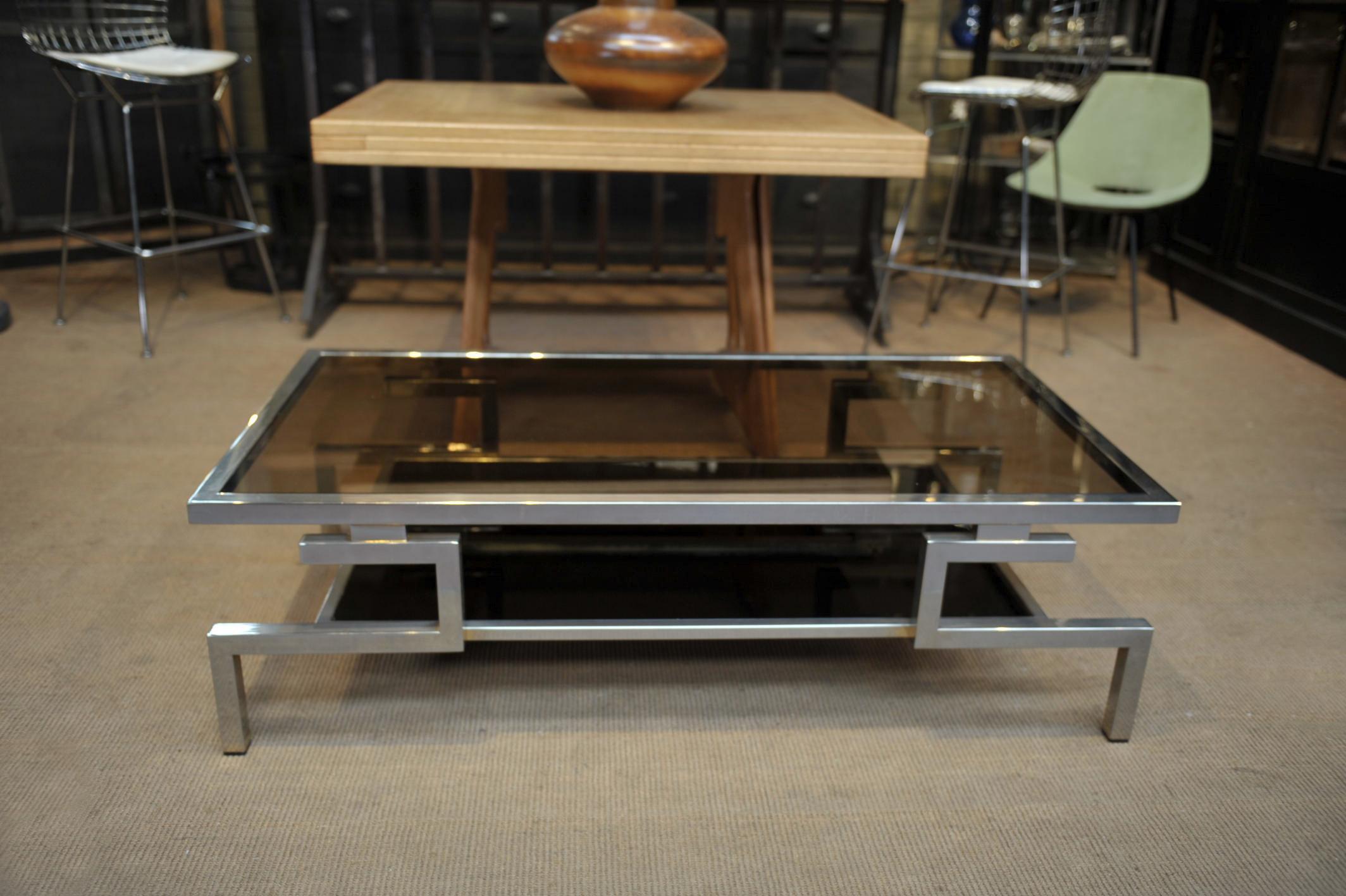 Mid-Century Modern Design Coffee Table by Guy Lefebvre, circa 1970 For Sale