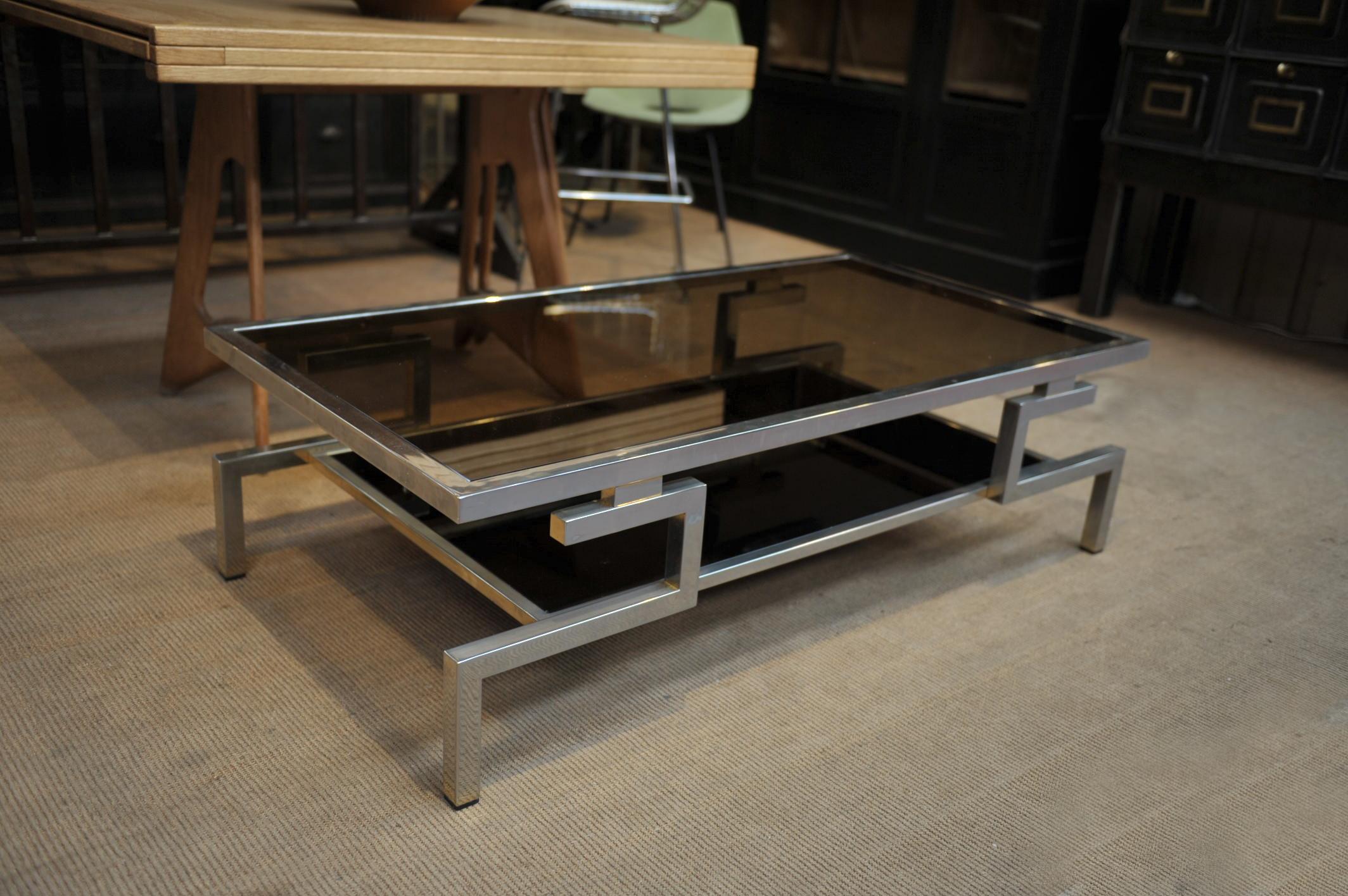 French Design Coffee Table by Guy Lefebvre, circa 1970 For Sale